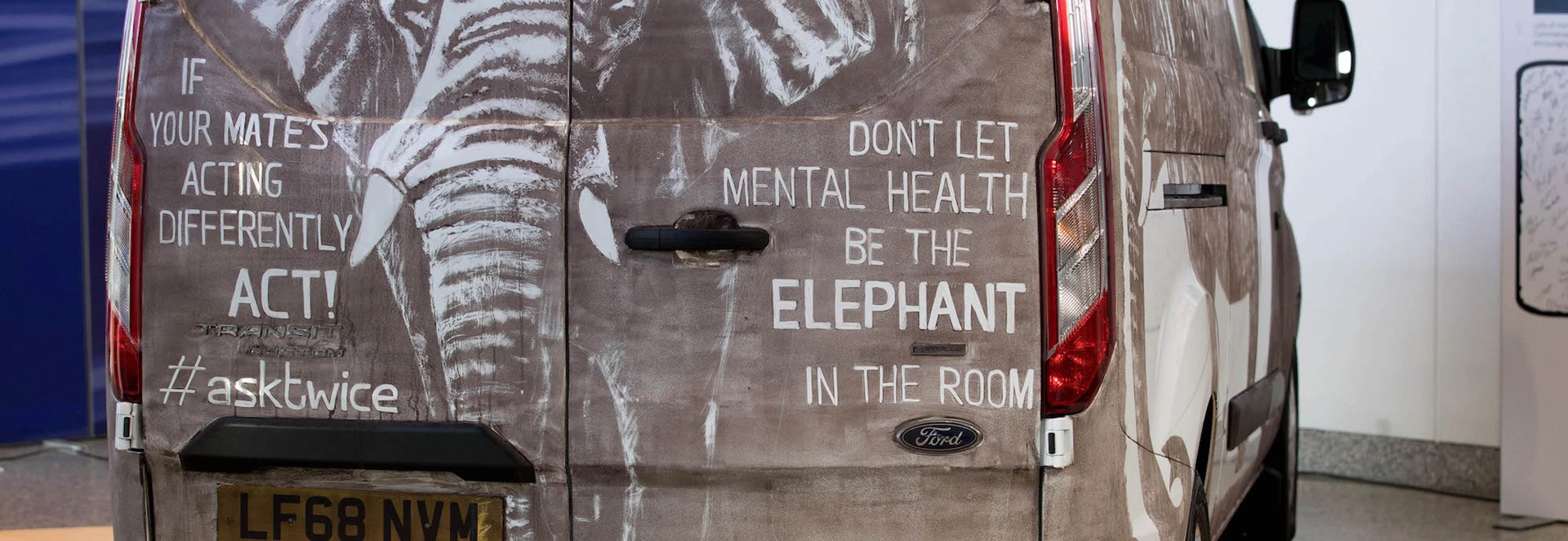 Ford Transit decorated in effort to spread awareness of mental health 